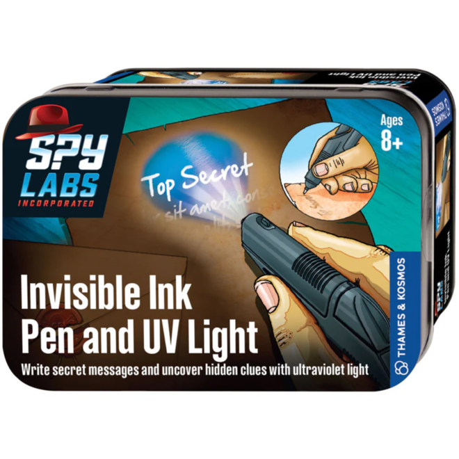 Thames & Kosmos Spy Labs: Invisible Ink Pen And Uv Light