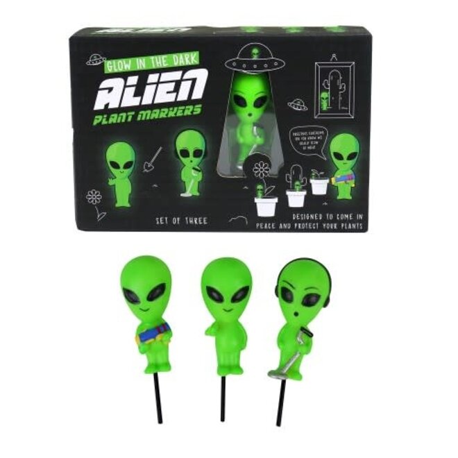 Alien Plant Markers - Glow in the Dark