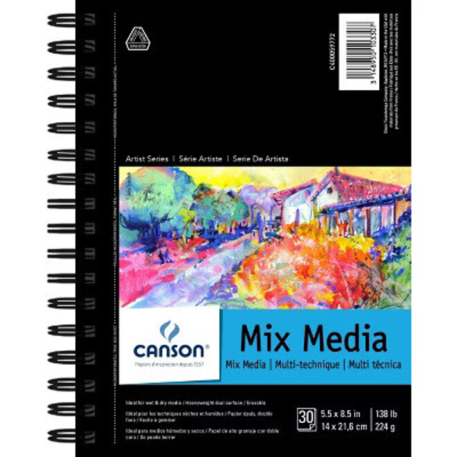 Canson Artist Series Mix Media Pad 5.5x8.5"