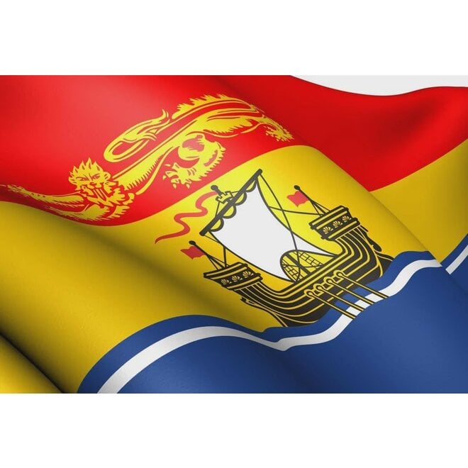 New Brunswick Flag - 27"x54" - 210D Nylon