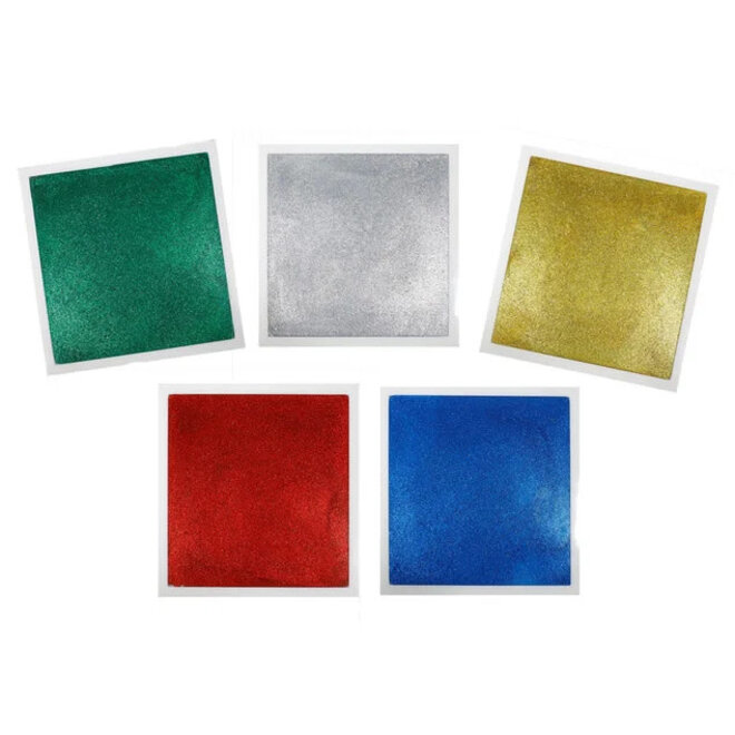 12in Liquid Tile - Glitter 5 Asst. - Each Sold Separately
