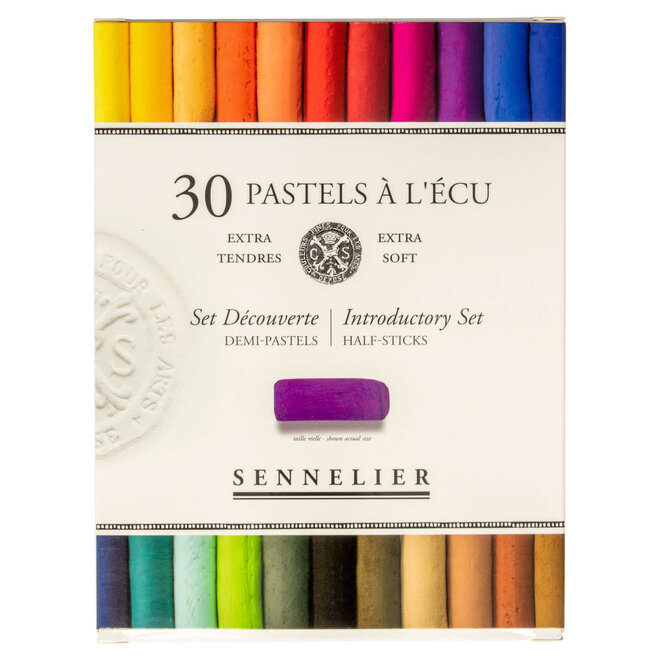 Sennelier Half-Pastels Extra Soft 30Pk Assorted Set
