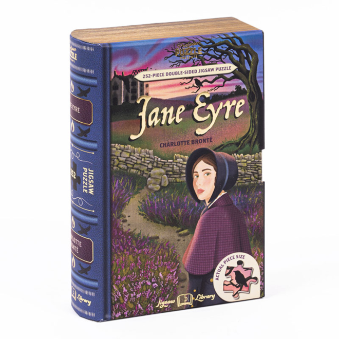 Professor Puzzle: Jigsaw Library - Jane Eyre - 252 Piece Double-Sided