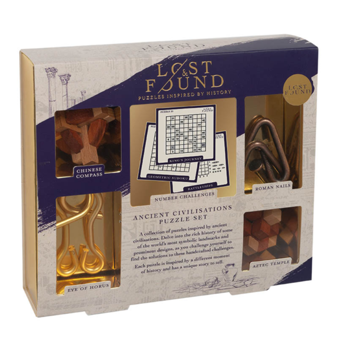 Lost & Found: Ancient Civilizations Puzzle Set - 5pc