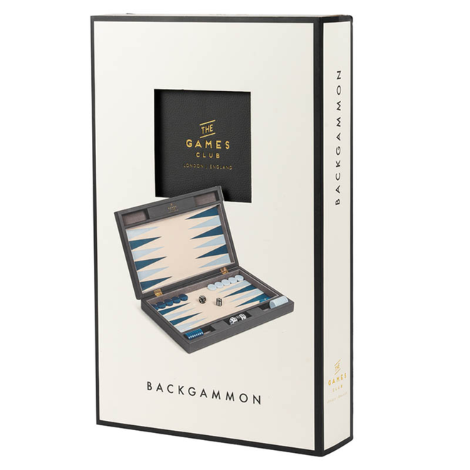 The Games Club London: Backgammon - PU Leather Case
