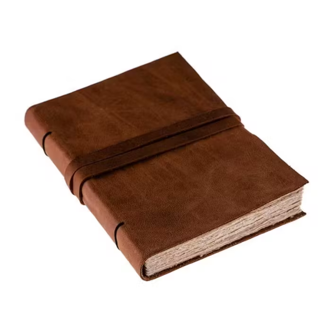 Lamali Leather Soft-Cover Handmade Journals  5" x 7" - 200 Pages Lokta Paper
