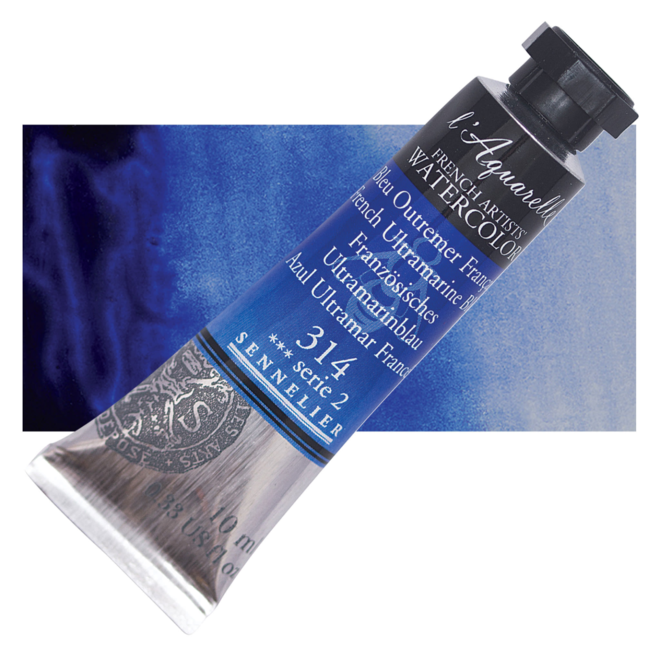 Sennelier Watercolour No. 314 French Ultramarine Blue Series 2