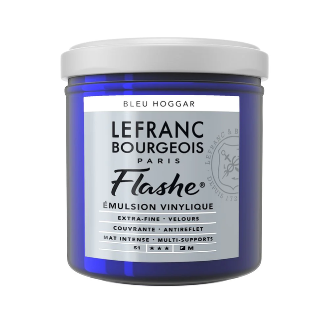 Lefranc & Bourgeois Flashe, Phthalo Blue, Matte Artist'S Color, 125Ml Jars