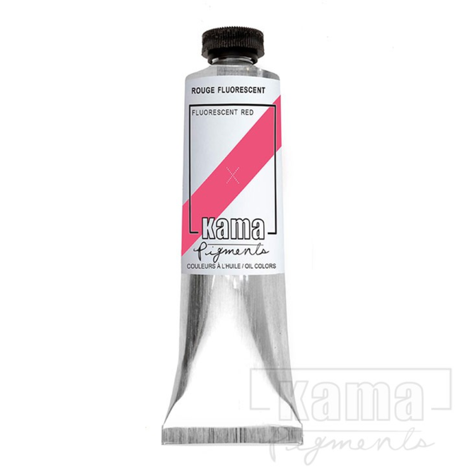 Kama Pigments Artist Oil 37Ml Fluorescent Red Series 3