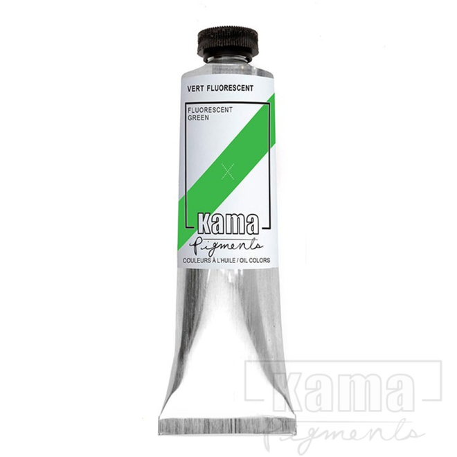 Kama Pigments Artist Oil 37Ml Fluorescent Green Series 3