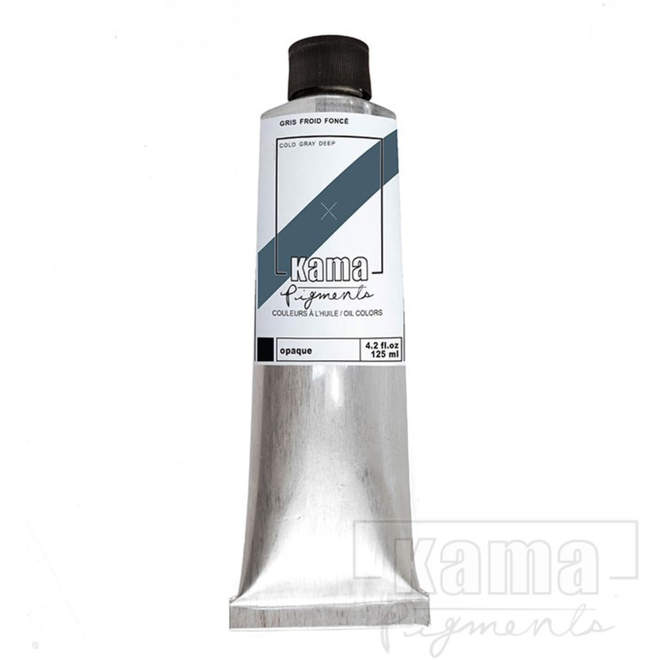 Kama Pigments Artist Oil 125Ml Cold Gray Deep