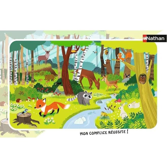Nathan 15pc Puzzle - Les Animaux de la Foret
