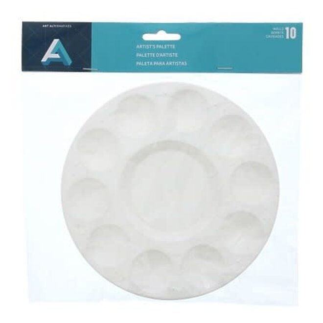 Art Alternatives 10 Well Round Watercolor Palette