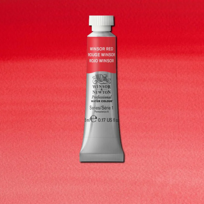 Winsor & Newton Artist's Watercolour - 5ml Series 1 - Winsor Red