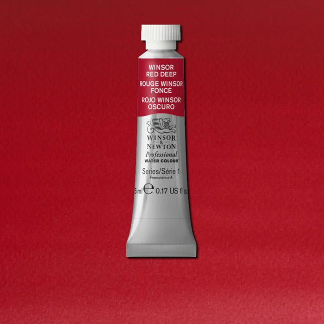 W&N Artist'S Water Colour 5Ml Winsor Red Deep