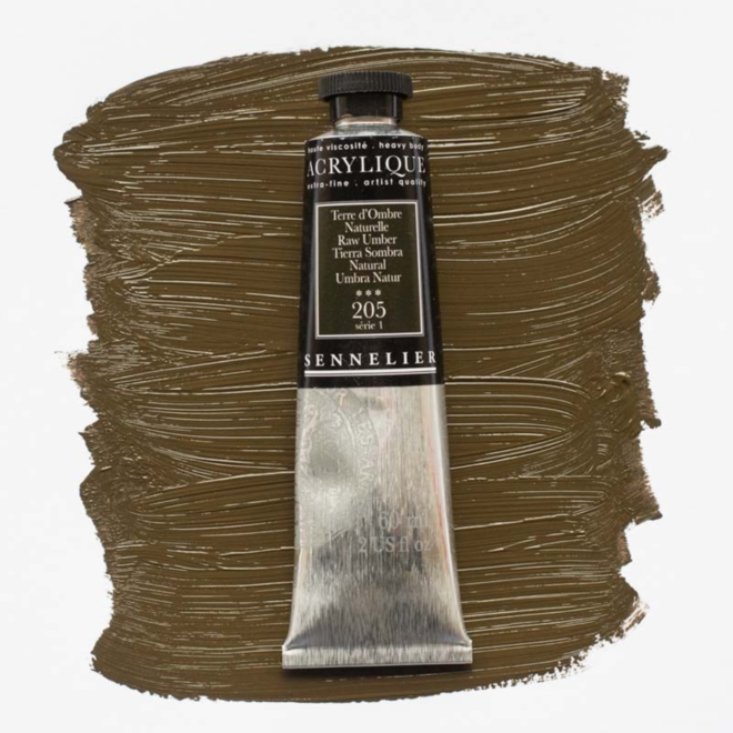 Sennelier Extra-Fine Artists' Acrylics 205 Raw Umber Series 1 60Ml Tube