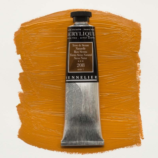 Sennelier Extra-Fine Artists' Acrylics 208 Raw Sienna Series 1 60Ml Tube