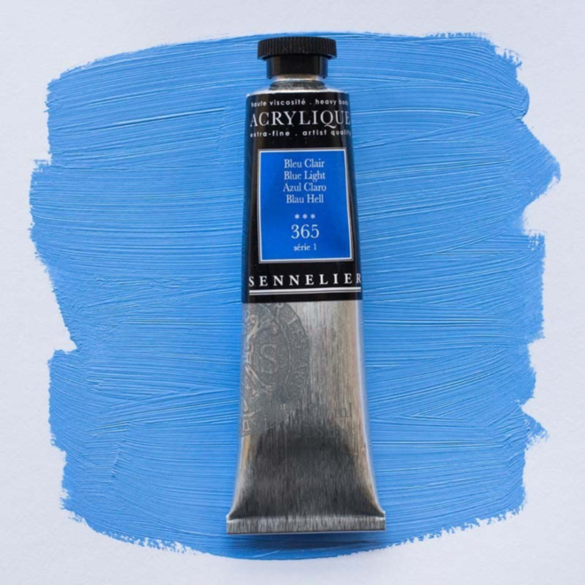 Sennelier Extra-Fine Artists' Acrylics - 60ml Series 1 - 365 Blue Light