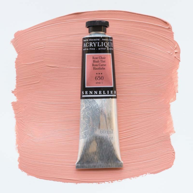 Sennelier Extra-Fine Artists' Acrylics 650 Blush Tint Series 1 60Ml Tube