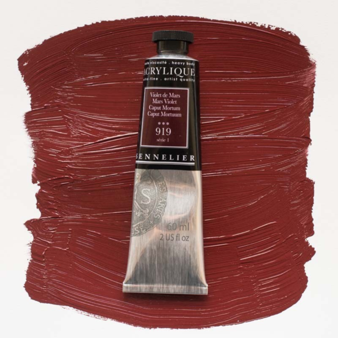 Sennelier Extra-Fine Artists' Acrylics 919 Mars Violet Series 1 60Ml Tube