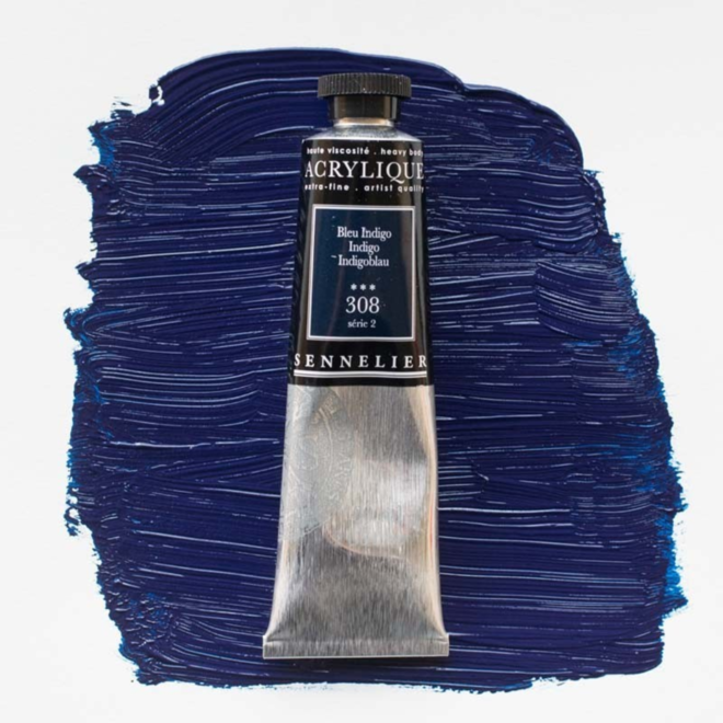 Sennelier Extra-Fine Artists' Acrylics 308 Indigo Series 2 60Ml Tube