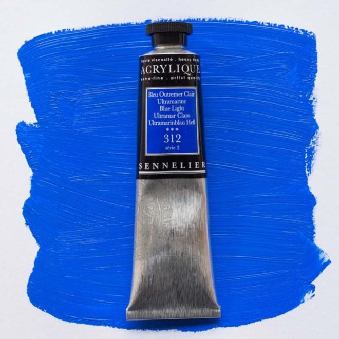 Sennelier Extra-Fine Artists' Acrylics 312 Ultramarine Blue Light Series 2 60Ml Tube