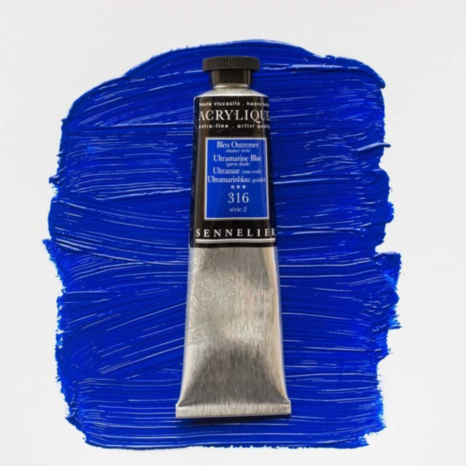Sennelier Extra-Fine Artists' Acrylics 316 Ultramarine Blue Series 2 60Ml Tube