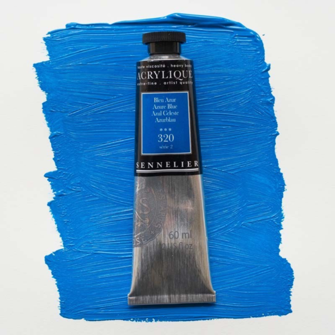 Sennelier Extra-Fine Artists' Acrylics 320 Azure Blue Series 2 60Ml Tube