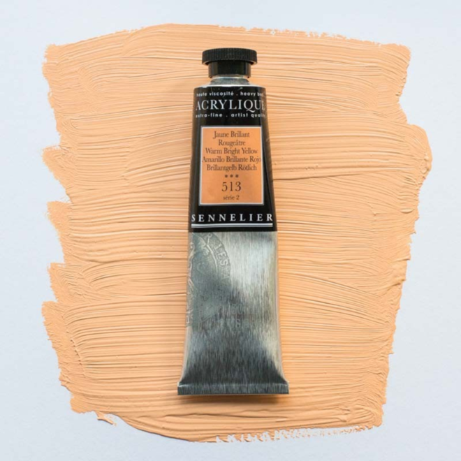 Sennelier Extra-Fine Artists' Acrylics 513 Warm Bright Yellow Series 2 60Ml Tube