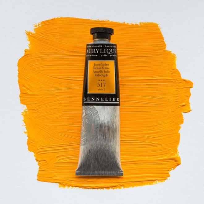 Sennelier Extra-Fine Artists' Acrylics 517 Indian Yellow Series 2 60Ml Tube