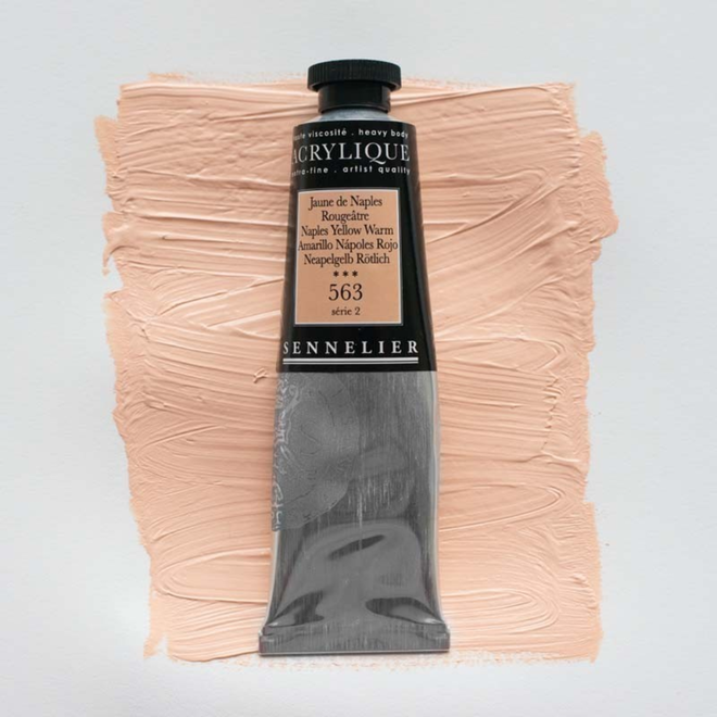 Sennelier Extra-Fine Artists' Acrylics 563 Naples Yellow Warm Series 2 60Ml Tube