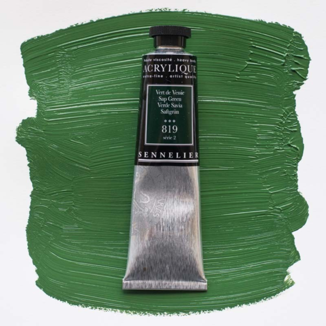Sennelier Extra-Fine Artists' Acrylics 819 Sap Green Series 2 60Ml Tube