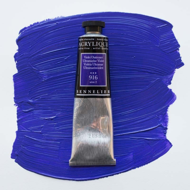 Sennelier Extra-Fine Artists' Acrylics 916 Ultramarine Violet Series 2 60Ml Tube