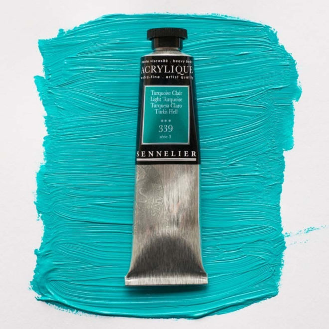 Sennelier Extra-Fine Artists' Acrylics 339 Light Turquoise Series 3 60Ml Tube