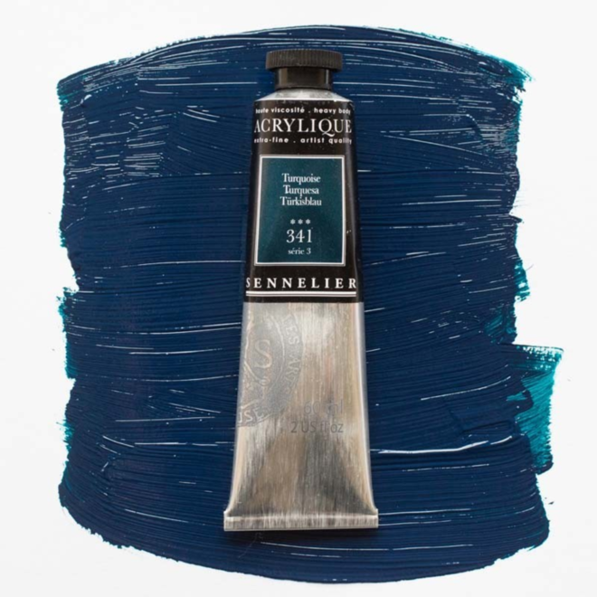 Sennelier Extra-Fine Artists' Acrylics 341 Turquoise Series 3 60Ml Tube