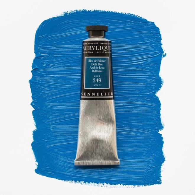 Sennelier Extra-Fine Artists' Acrylics 349 Delft Blue Series 3 60Ml Tube