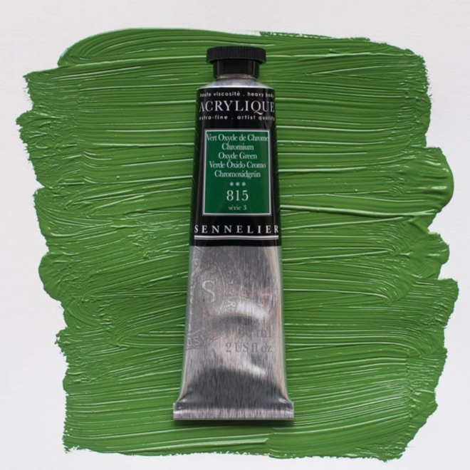 Sennelier Extra-Fine Artists' Acrylics 815 Chromium Oxyde Green Series 3 60Ml Tube