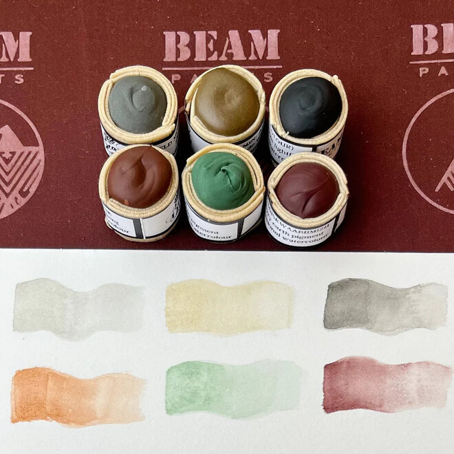 Beam Paints: Paintstone Palette Set - Akiiing - Earth Palette