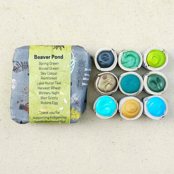 Beam Paints: Paintstone Palette Set - Beaver Pond