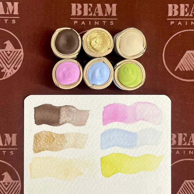 Beam Paints: Paintstone Palette Set - Mnookmi Kokbinaagan-Spring Basket
