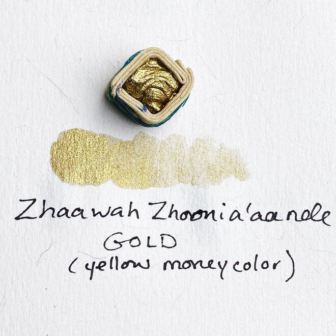 Beam Paints: Watercolour Paintstones! - Zhaawaa Zhonia'aande / Classic Gold