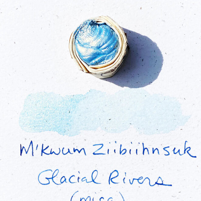 Beam Paints: Paintstones! - M'kwum Ziibiihnsuk / Glacial Rivers (Ethical Mica)