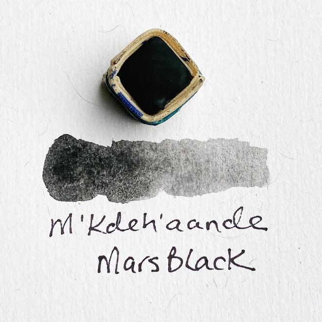 Beam Paints: Watercolour Paintstones! - M'kdeh'aande / Mars Black