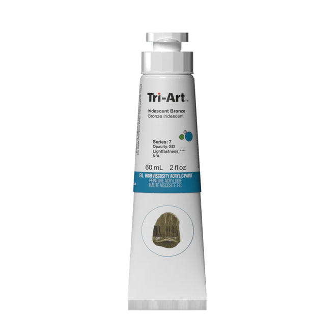 Tri-Art High Viscosity Acrylic: Series 7 - Iridescent Bronze 60mL Tube