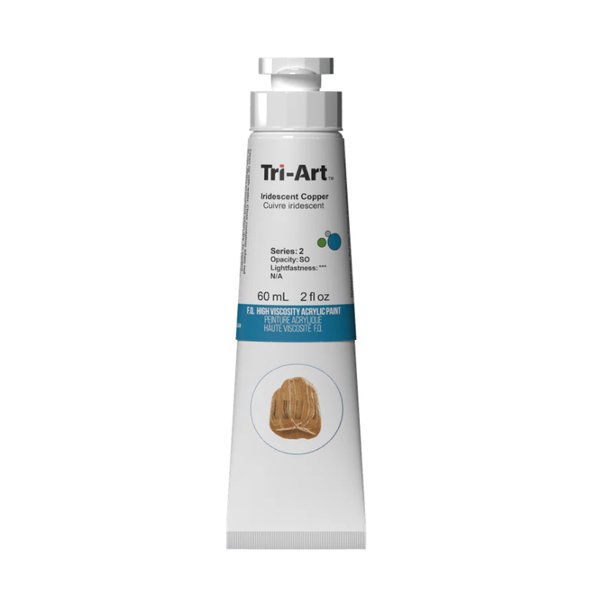 Tri-Art High Viscosity Acrylic: Series 7 - Iridescent Copper 60mL Tube