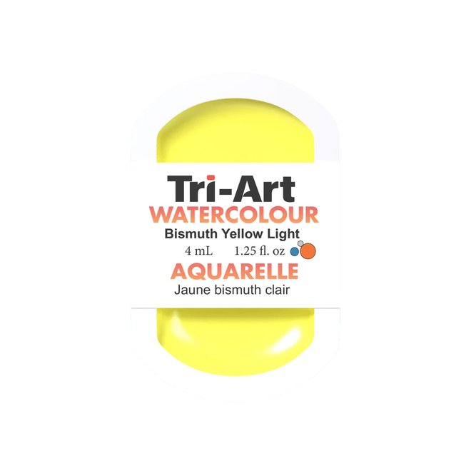 Tri-Art Watercolour: Series 3 - Bismuth Yellow Light 4mL Pan