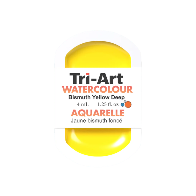 Tri-Art Watercolour: Series 3 - Bismuth Yellow Deep 4mL Pan