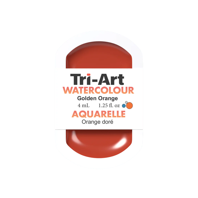Tri-Art Watercolour: Series 3 - Golden Orange 4mL Pan