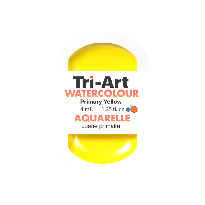 Tri-Art Watercolour: Series 1 - Primary Yellow 4mL Pan
