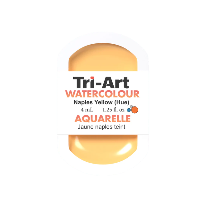 Tri-Art Watercolour: Series 1 - Naples Yellow Hue 4mL Pan